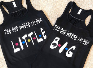 Tres Monkey's Sorority Big, Little, G Big  Fun T-Shirts