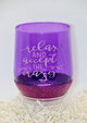 Stemless Wine Glass