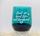 Stemless Wine Glass