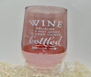 Stemless Wine Glass