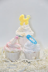 Set of 12 Mini Cupcakes Soap Bath Bombs